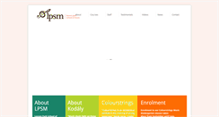 Desktop Screenshot of leesonparkschoolofmusic.com